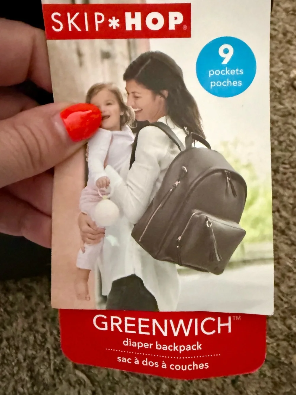 NWT skiphop diaper bag